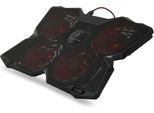Pad Di Raffreddamento Per Notebook, Bora, Ventole Illuminate, Nero/Rosso, Surefire, 4 Ventole