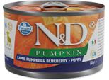Konzerva N&D Puppy Lamb, Pumpkin & Blueberry 140G