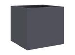 Vidaxl Fioriera Antracite 32X30X29 Cm In Acciaio