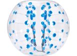 Vevor Pallone Gonfiabile Bump Bumper Ball 1 Pz. 1,5 M X 1,2 M, Palla Di Collisione Umana, Corpo In Pvc Palla Gonfiabile Di Rimbalzo Per Attività All'aperto, Trasparente + Punti Blu Palla Gonfiabile Bumper