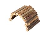 Criceto Bendy Ponte Di Legno Scala Casa Per Rettile Topi Roditori Piccoli Animali Giocattolo Da Masticare (Medio)