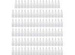 100 Pezzi Bottiglie Di Plastica Spremere 20 Ml Con Tappo Punta Scala Per Condimento Liquido Salsa Colore Olio Colla Cottura Arte Bbq
