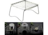 Mini Barbecue Portatile Pieghevole In Acciaio Inox, Griglia Pieghevole Da Giardino, Cucina Da Giardino