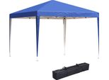 Gazebo Fortuna Lai Circa 3X3 M, Idrorepellente, Stabile, Resistente Alle Intemperie, Gazebo Pieghevole Pop-Up, Protezione Uv, Tenda Da Festa Pieghevole, Tenda Da Giardino Con Borsa, Gazebo Da Giardino Per Campeggio, Blu