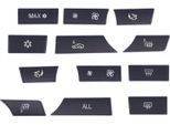 12Pcs A/C Heater Button Cap Switch Cover Repair Kit 61319313923 Replacement For 5/6Series