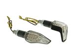 Set Di Indicatori M10 Led Nero Sidewinder Vetro Trasparente