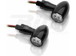 Led Indicatore V-PARTS 12 V Alluminio Nero