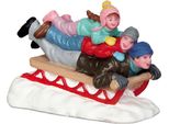Lemax Villaggio Di Natale Bambini Slitta Ride Inverno Decorazione Figure Di Natale