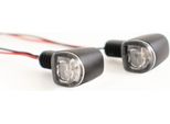 Koso Indicatori Di Direzione Universali Per Moto A Led Nano Nero Opaco Omologati E