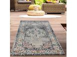 Tappeto Orientale Per Esterni Tappeto Da Salotto Ornamentale In Grigio Dimensioni - 60 X 110 Cm