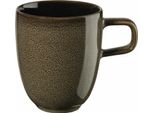 Asa Selection Kolibri Chestnut Henkelbecher, Henkel Becher, Kaffeebecher, Tasse, Porzellan, Braun, 300 Ml, 25414250
