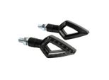 Lampa Kier Indicatore Moto 12V Led Vetro Bianco Luce Arancione