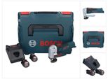 Bosch Gsc 12V-13 Taglierino Professionale A Batteria 12 V + 2X Batteria Ricaricabile 3,0 Ah + Caricatore + L-Boxx