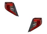 Johns, Luce Posteriore Combinata A Led Adatta Per Honda Civic X Fc Fk 02/17- Kit Lr Esterno