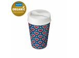 Koziol Thermobecher Iso To Go Red Hearts, Isolierbecher, Kunststoff, Nature Night Blue, 400 Ml, 8012709