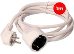 Cavo Di Prolunga Edm Bianco 1 M 3 X 1,5 Mm