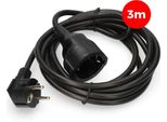 Cavo Di Prolunga Edm 3 X 1,5 Mm 3 M Nero