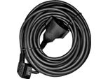 Cavo Di Prolunga Edm Flessibile 3 X 1,5 Mm Nero 15 M