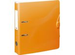 Brunnen 102043740 Brunnen Wave Ordner Orange Kunststoff 7,0 Cm Din A4