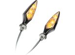 Kellermann Rhombus S Dark Led Indicatori Di Direzione Neri Oscurati Coppia Anteriore