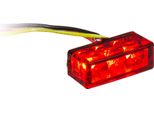 Luce Posteriore Da Incasso A Led Brick3 Rosso