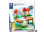 1X Staedtler 8880 C24 Colori Ad Acqua Dj 24ST