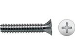 Scatola Di Viti Celo 5 X 20 Mm Filettatura Metrica 250 Pezzi Testa Svasata Zincata