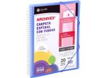 Cartella Organizzativa Carchivo Archivex-Star Blue A4