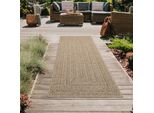 Tappeto Moderno Per Interni Ed Esterni In Juta Dimensioni - 60 X 180 Cm