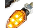 STR8 Indicatore Str8 Led Piccolo Nero Con Omologazione