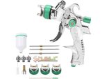 Pistola Di Verniciatura Hvlp Jopassy Pistola Ad Aria Compressa 100 Ml/Min 0,35Mpa 3 Ugelli (1,4/1,7/2,0 Mm) Applicabilità Su Auto, Navi E Mobili Ecc