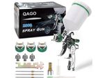 Jopassy 2X Pistola A Spruzzo Hvlp Pistola A Spruzzo Professionale 3 Ugelli (1,4/1,7/2,0 Mm) Su Auto, Navi E Mobili