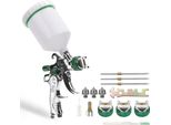 Pistola A Spruzzo Hvlp 0,35Mpa 100 Ml/Min 600Ml Pistola A Spruzzo Professionale Per Auto, Navi E Mobili 3 Pezzi