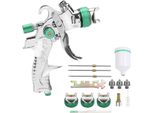 Yakimz Hvlp Pistola A Spruzzo Professionale 600Ml Pistola A Spruzzo Professionale 3 Ugelli (1,4/1,7/2,0 Mm) 3 Pezzi