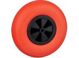 Relaxdays Ruota Per Carriola 3,50-6 In Rosso/Nero
