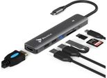 Reagle Hub USB-C 3.1 Hdmi 4K Pd 100W Sd Tf Adattatore 7In1 Lettore Apple M1 M2
