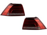 Johns, Set Di Luci Posteriori A Led Esterne A Sinistra E A Destra Per Vw Golf Vii 5G1 BA5 17- Rosso 9545883 5G0945096Q 9545873 5G0945095Q