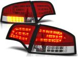Luci Posteriori A Led Per Audi A4 B7 (8E) Berlina 04-08 Rosso/Cromo