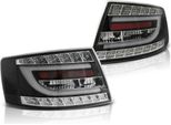 Luci Posteriori A Led Per Audi A6 C6 4F Berlina Anno 04-08 Nero 7-PIN