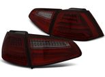 Fanali Posteriori Full Led Per Vw Golf 7 (Vii) Berlina Anno 12-17 Rosso/Fumo