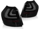 Fanali Posteriori Full Led Lightbar Per Bmw E87 Anno 04-07 Nero Fumo
