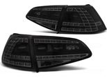 Luci Posteriori A Led Per Vw Golf 7 (Vii) Berlina 12-17 Indicatori Di Direzione Dinamici Nero Fumo