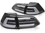 Fanali Posteriori Full Led Per Vw Golf 7 (Vii) Variant Anno 13-17 Nero