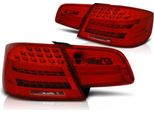 Fanali Posteriori A Led Per Bmw E92 Coupé Anno 06-10 Rosso/Cromo Ottica Lci