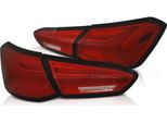 Luci Posteriori A Led Per Ford Focus MK4 18-21 Indicatori Di Direzione Dinamici Rosso/Cromo