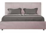 Ityhome - Letto Contenitore Imbottito 160X200 Microfibra Glicine Mika