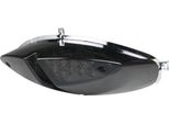Fanale Posteriore / Luce Posteriore "Blackline"" Led (Incl. Funzione Lampeggiante) Con Riflettore Per Peugeot Speedfight 2"
