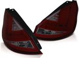 Luci Posteriori A Led Per Ford Fiesta MK7 Anno 13-17 Rosso/Fumo