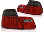 Luci Posteriori A Led Per Bmw E46 Coupé Anno 03-06 Rosso/Fumo