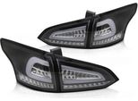 Fanali Posteriori Full Led Lightbar Per Ford Focus MK3 Turnier Anno 11-18 Nero